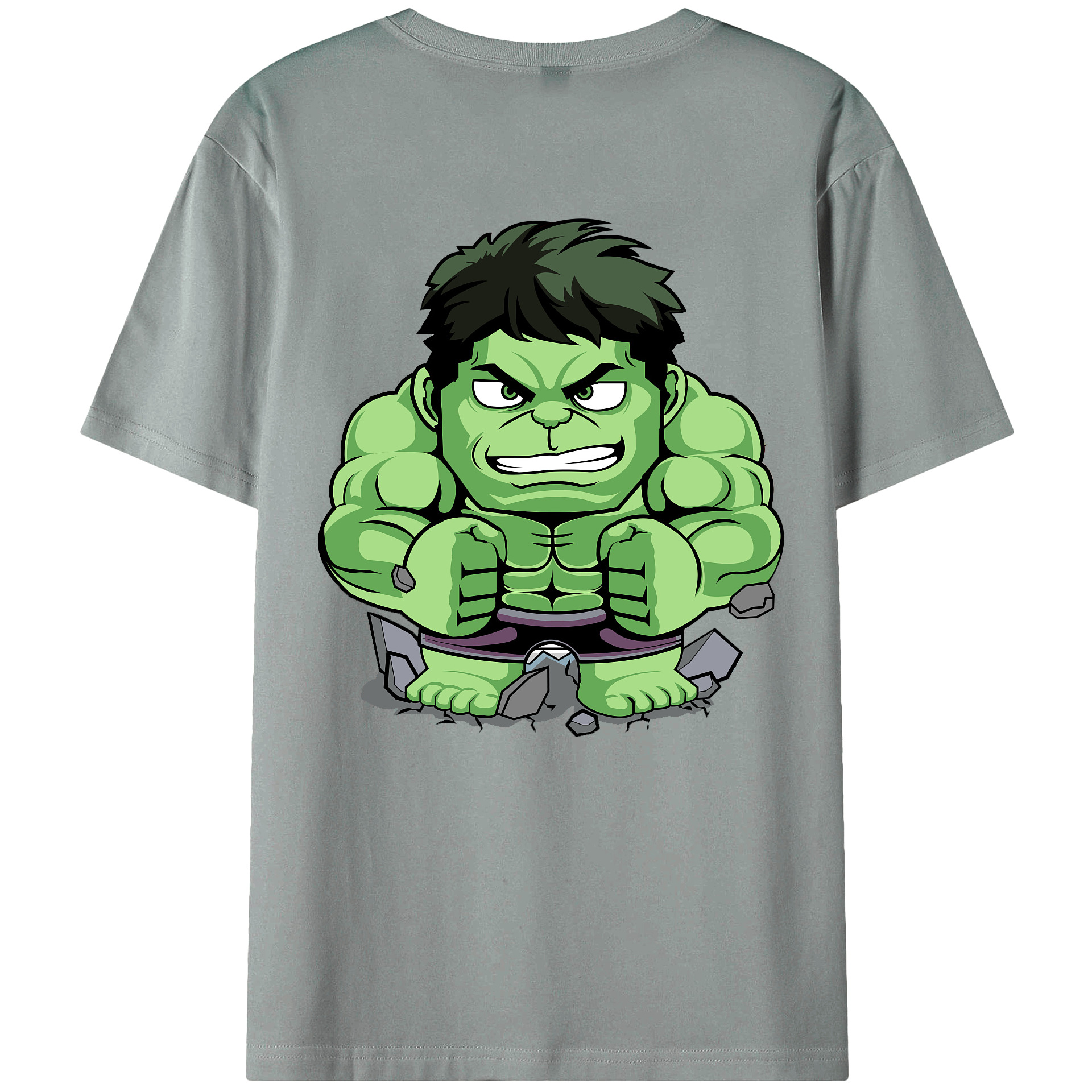 （画像用） アベンジャーズ The Avengers 綿100％ メンズ半袖Tシャツ（バックプリント） 通気性
